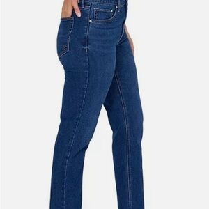 Seven7 Women's High Rise Dark Blue Jeans 14